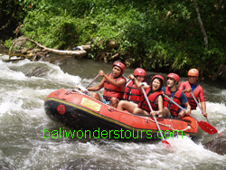 ayung river bali rafting