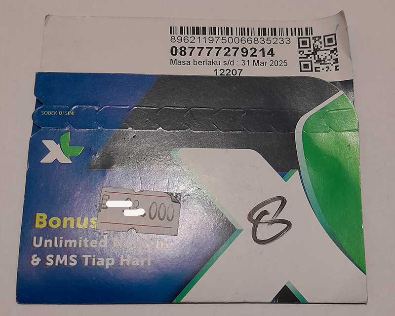bali local sim card
