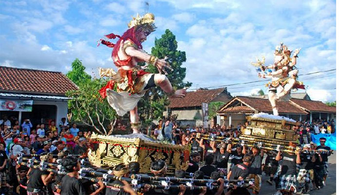 bali ogoh ogoh parade before nyepi day