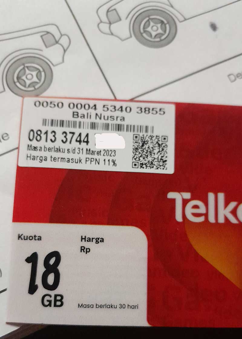 bali sim card