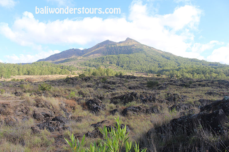 mount batur in kintamani bali