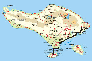 easter bali tour route