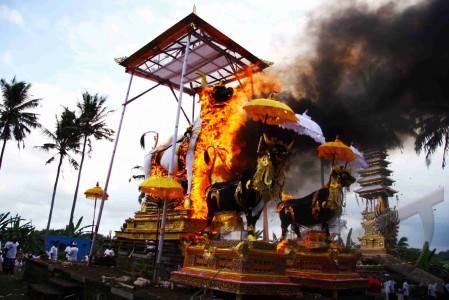 bali cremation ritual